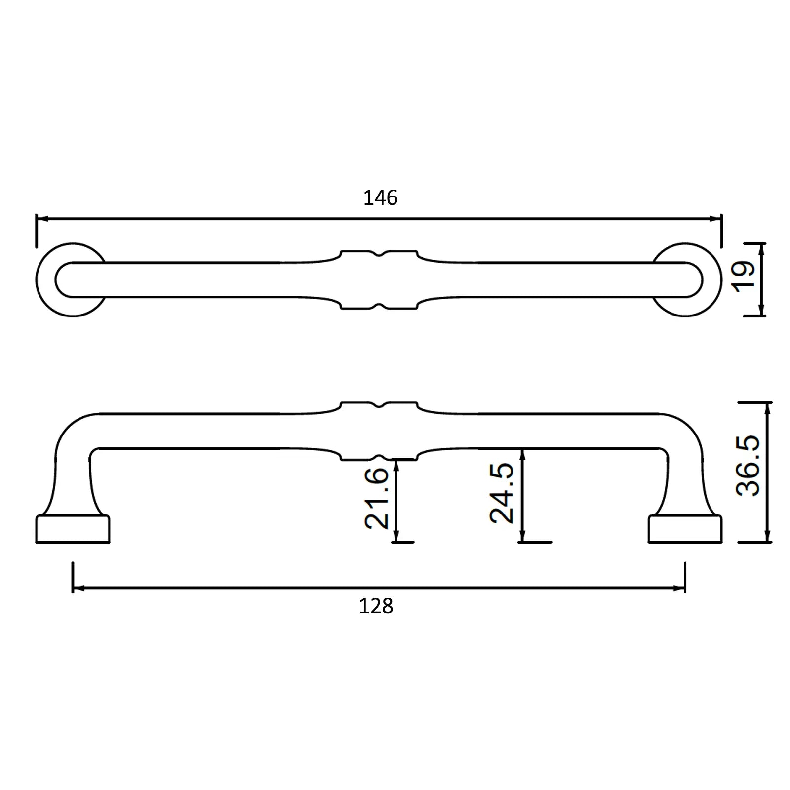 #size selection_128mm hole centres