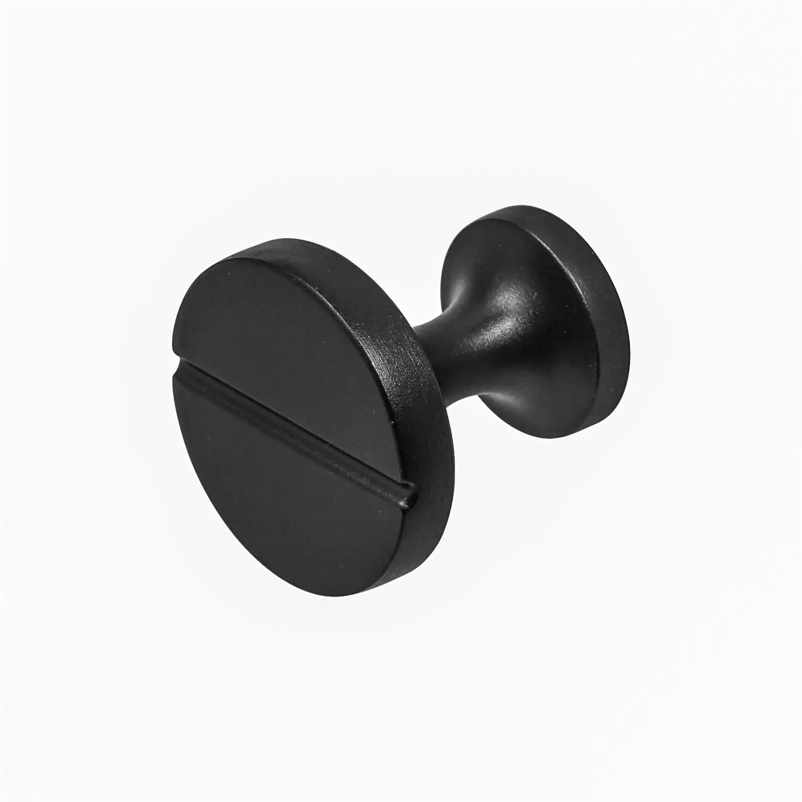 Wimpole - Round Kitchen Cabinet Knob - Matt Black - Decor And Decor