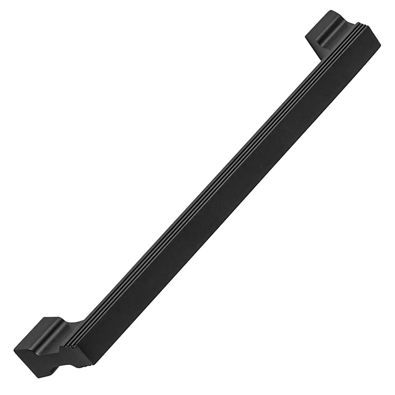 Zinnia - D Shaped Kitchen Drawer Handle - Matt Black - Cupboard Handles - Sleek D-Shaped in Matte
