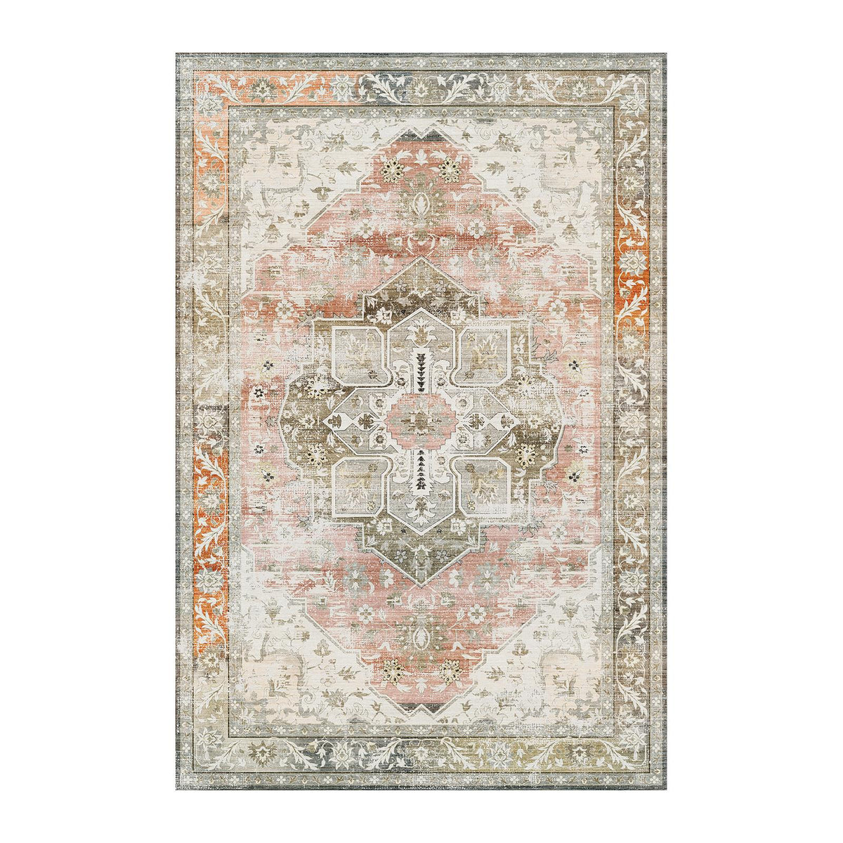 Novera - Vintage Washable Large Living Room Rug - 160x230cm – view 2
