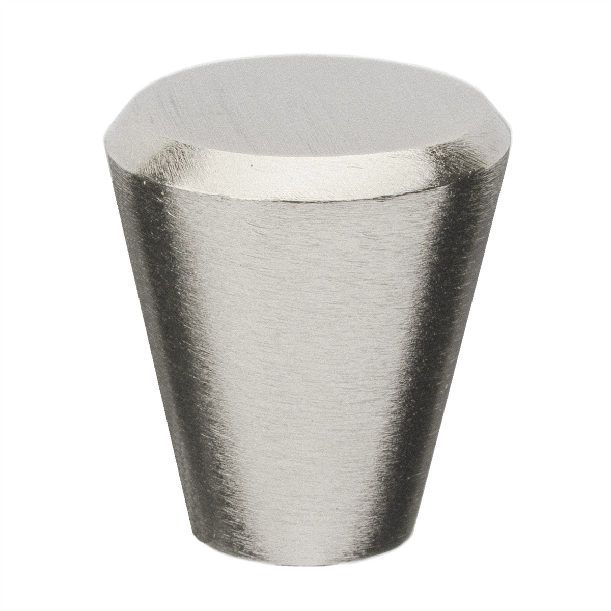 Lunaria - Cone Kitchen Cabinet Knob - Satin Nickel – view 2