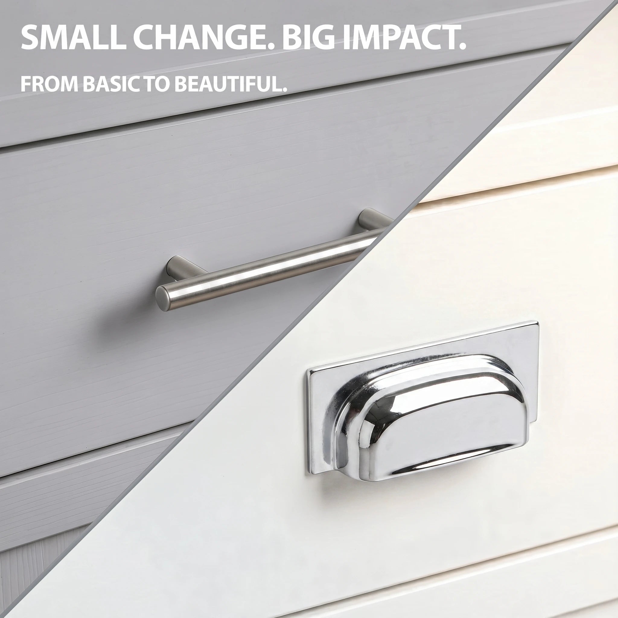 Tala - Square Cup Handle - Polished Chrome – view 11