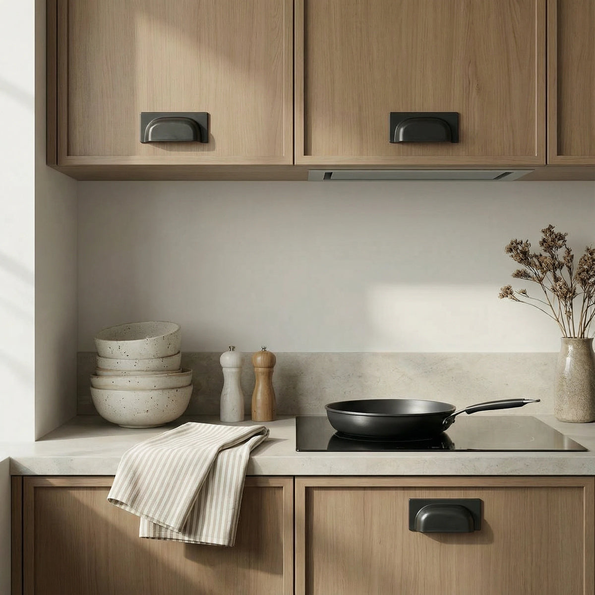 Tala - Square Cup Handle - Matt Black – view 4
