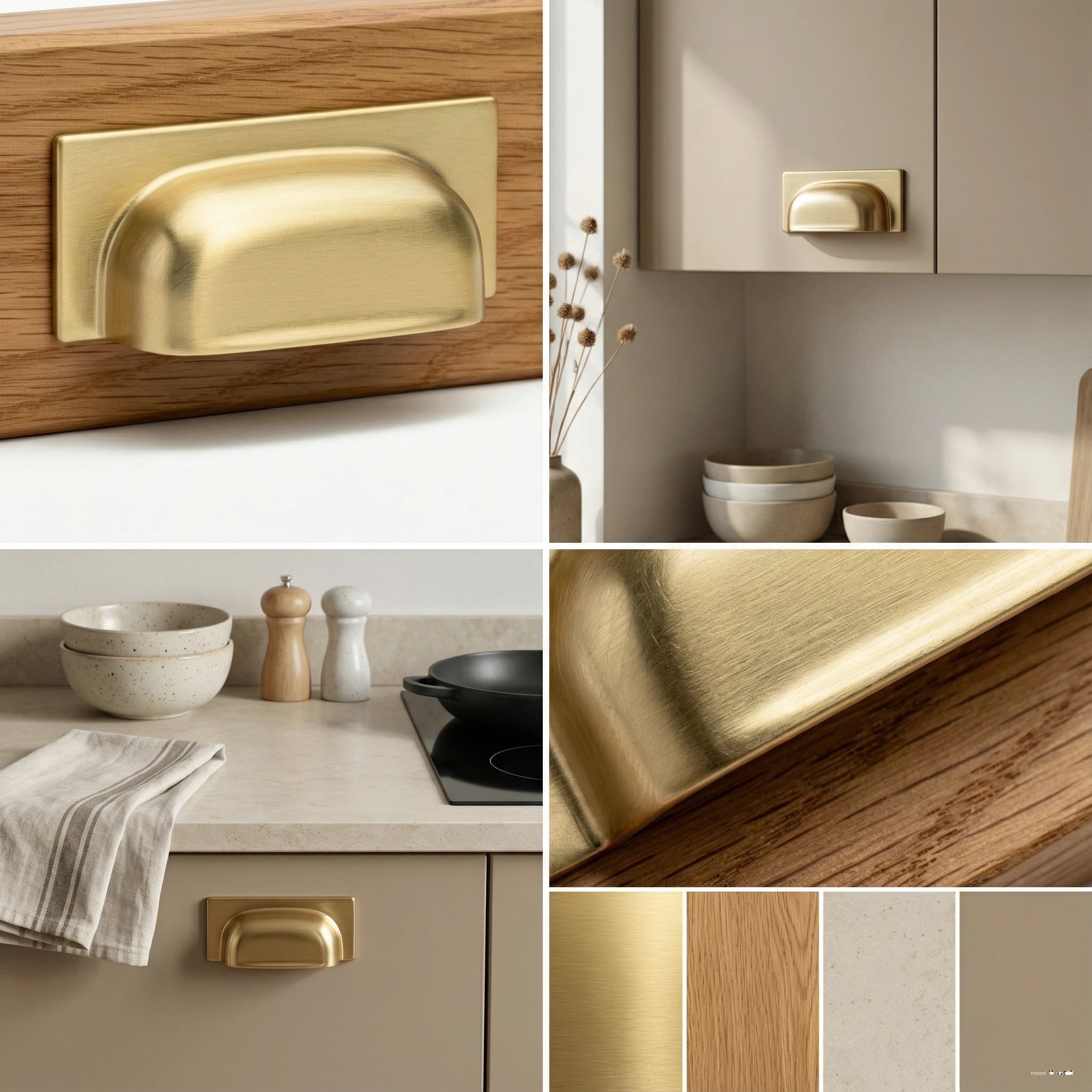 Tala - Square Cup Handle - Gold – view 2