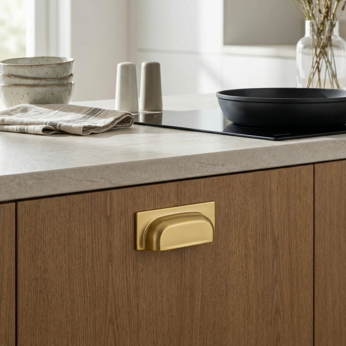 Tala - Square Cup Handle - Gold – view 3