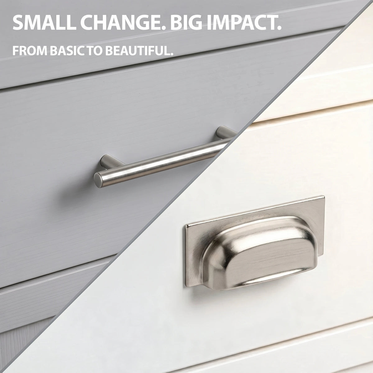Tala - Square Cup Handle - Brushed Chrome – view 12