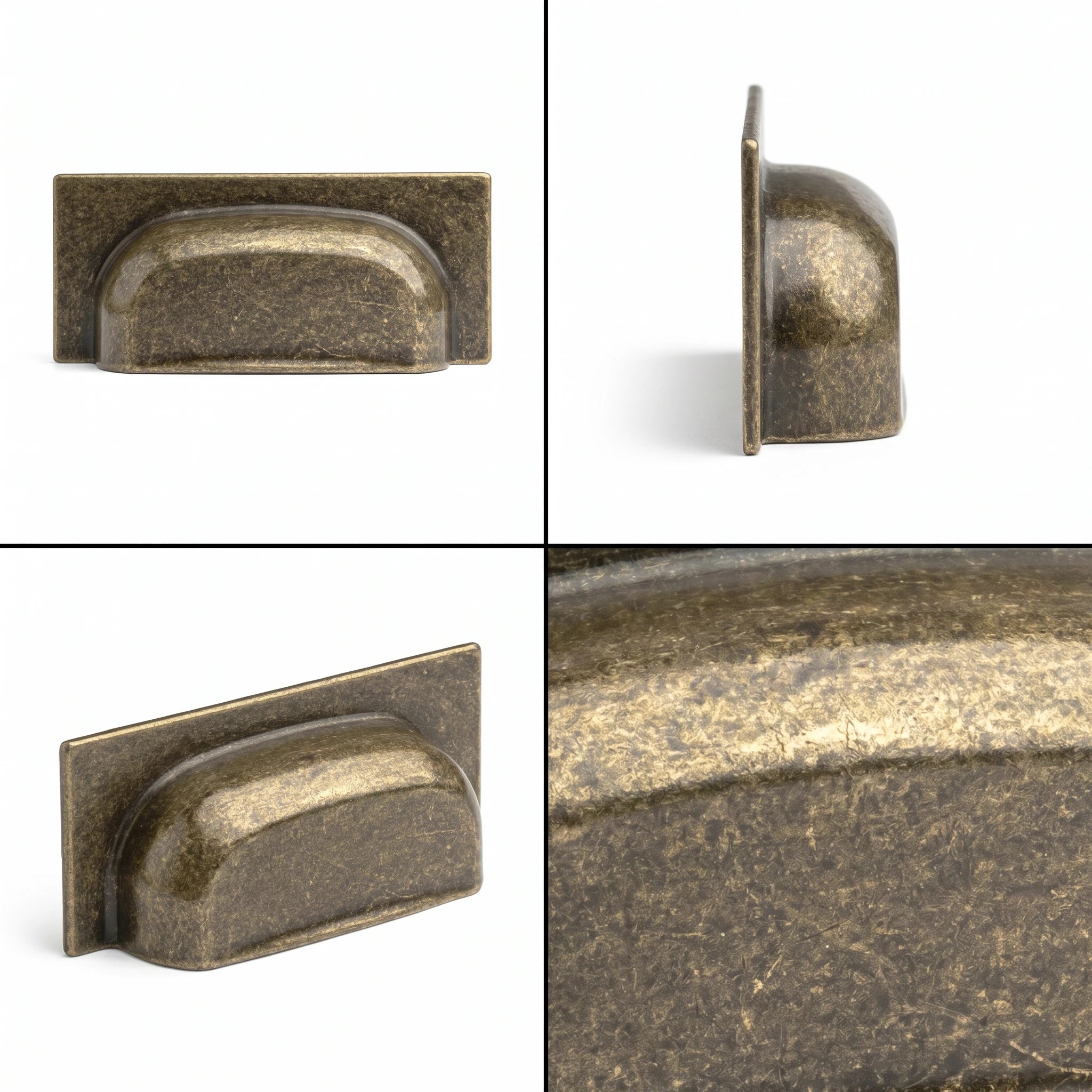 Tala - Square Cup Handle - Antique Brass – view 8