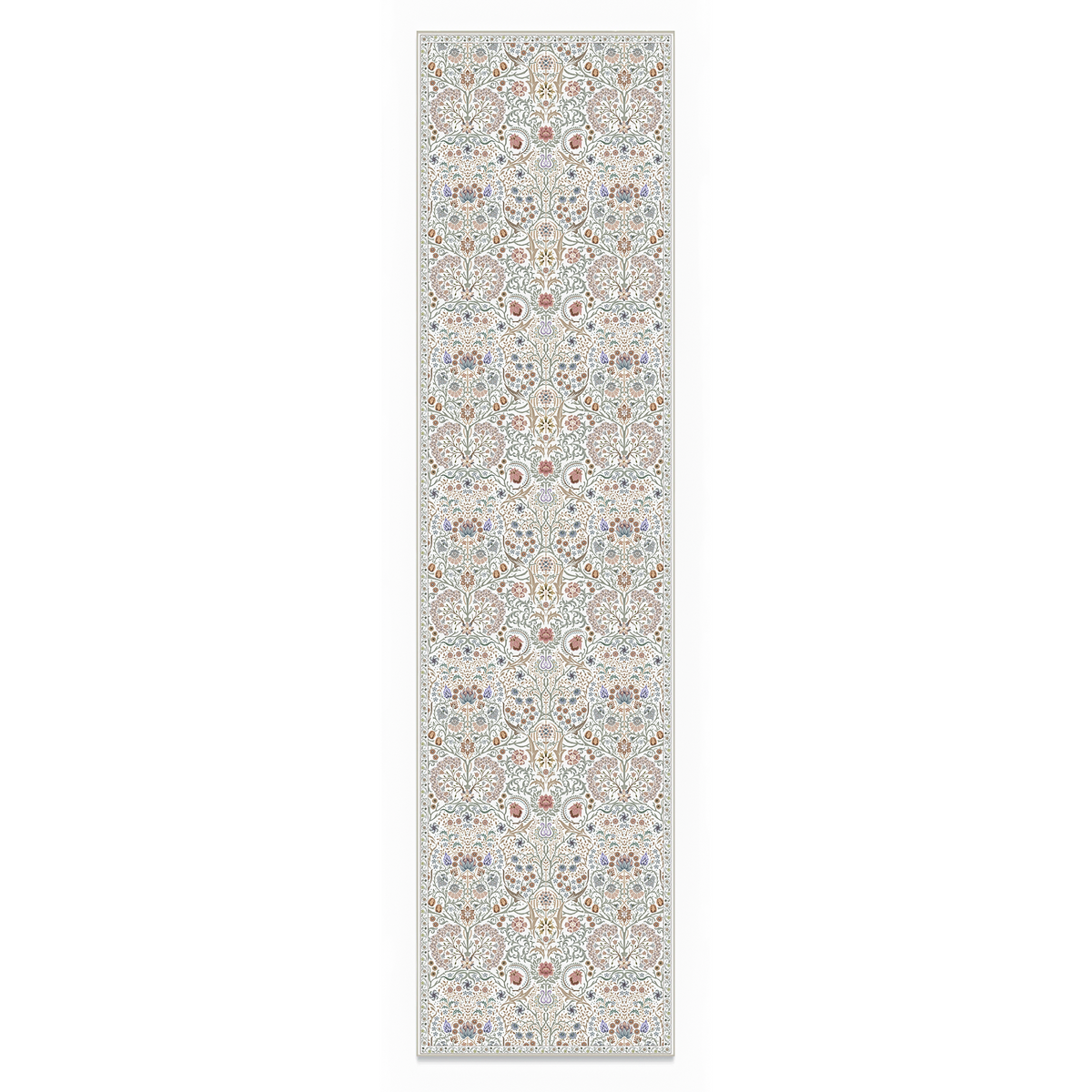 Astra - Vintage Floral Washable Runner Hallway Rug - 60x240cm