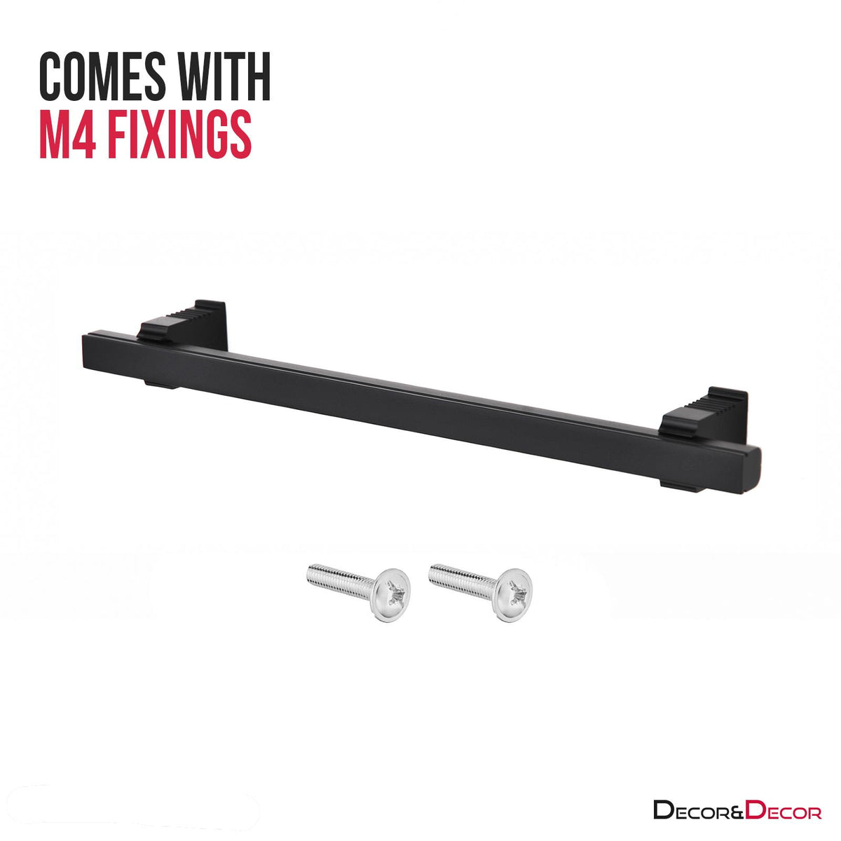 Galena - Kitchen Cupboard Handle - Matt Black – view 3