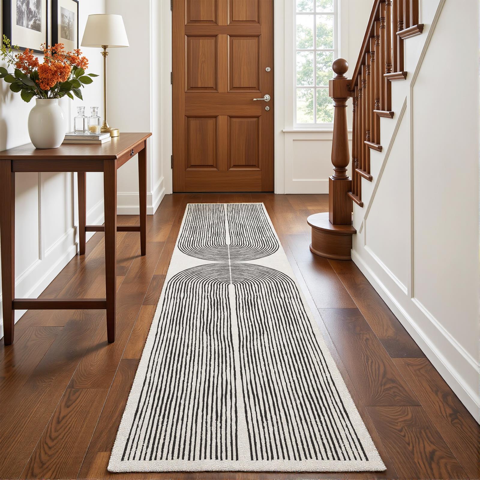 Brayen - Geometric Washable Runner Hallway Rug - 60x240cm - Washable Rugs | Decoranddecor