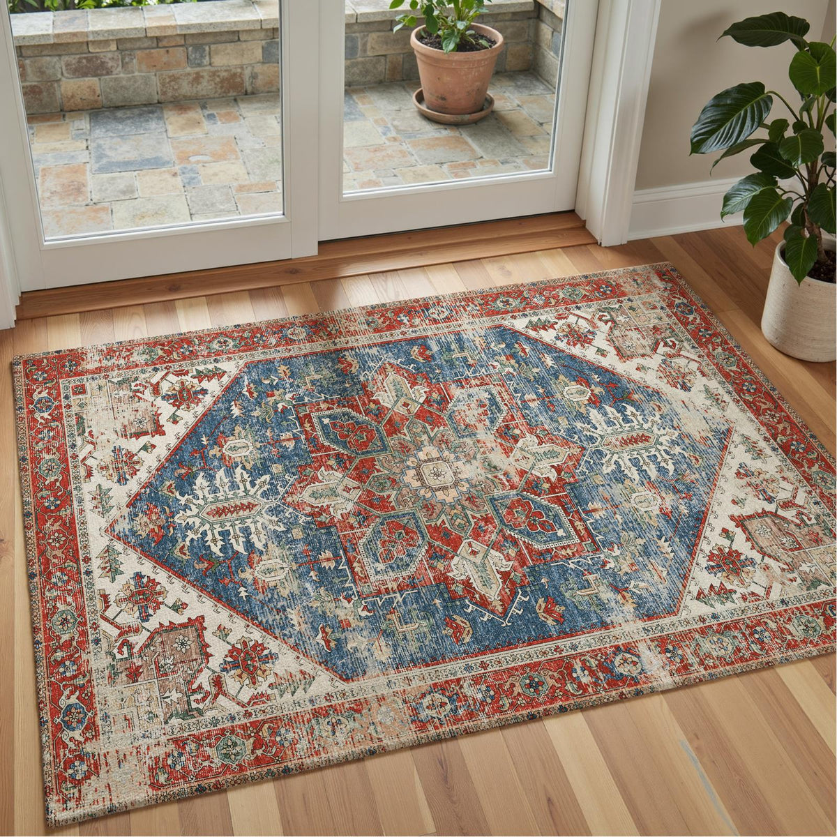 Mirela - Distressed Washable Kitchen Rug - 80x150cm – view 9