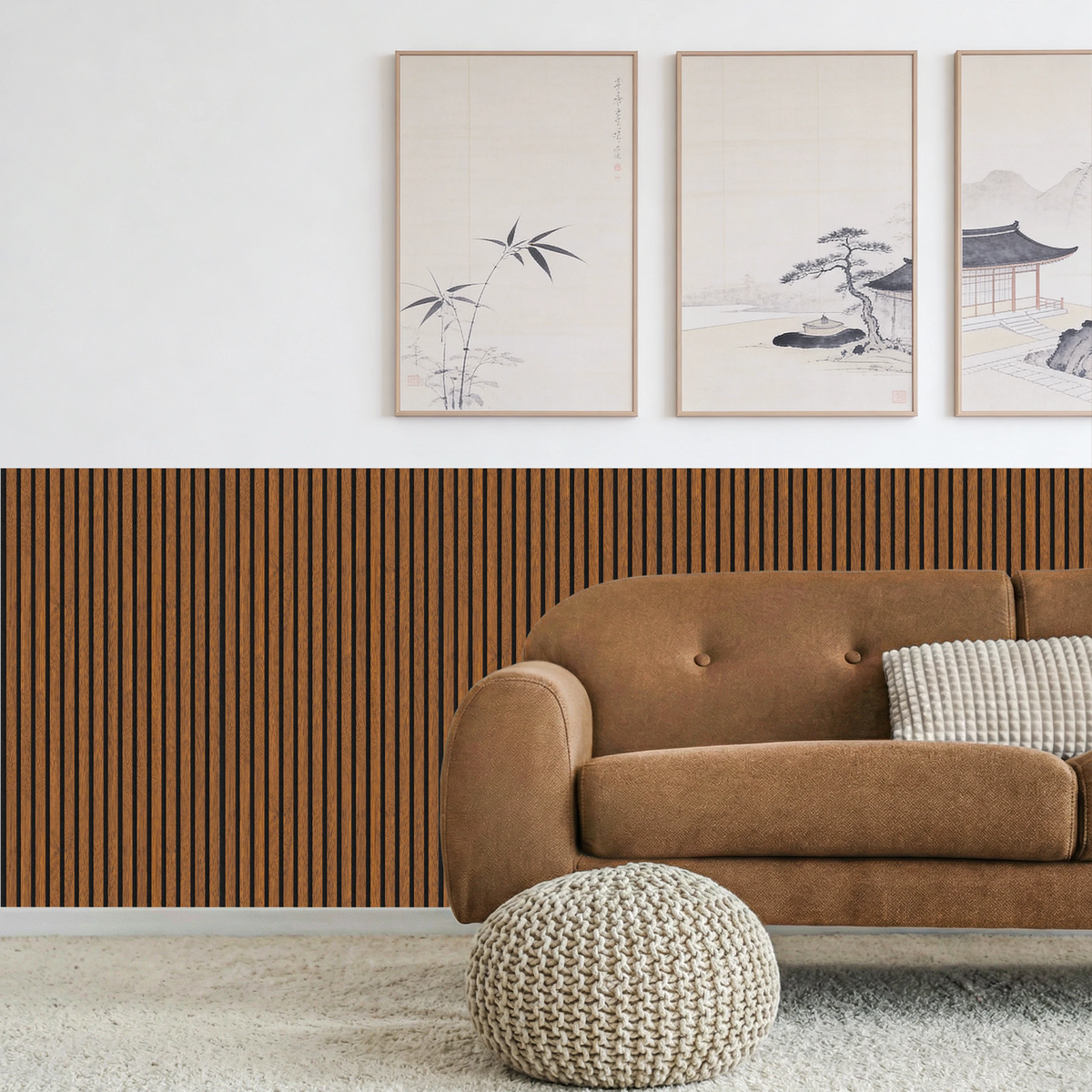 Acoustic Slat Wood Wall Panel - WALNUT - 1200 - 2 Pack – view 8