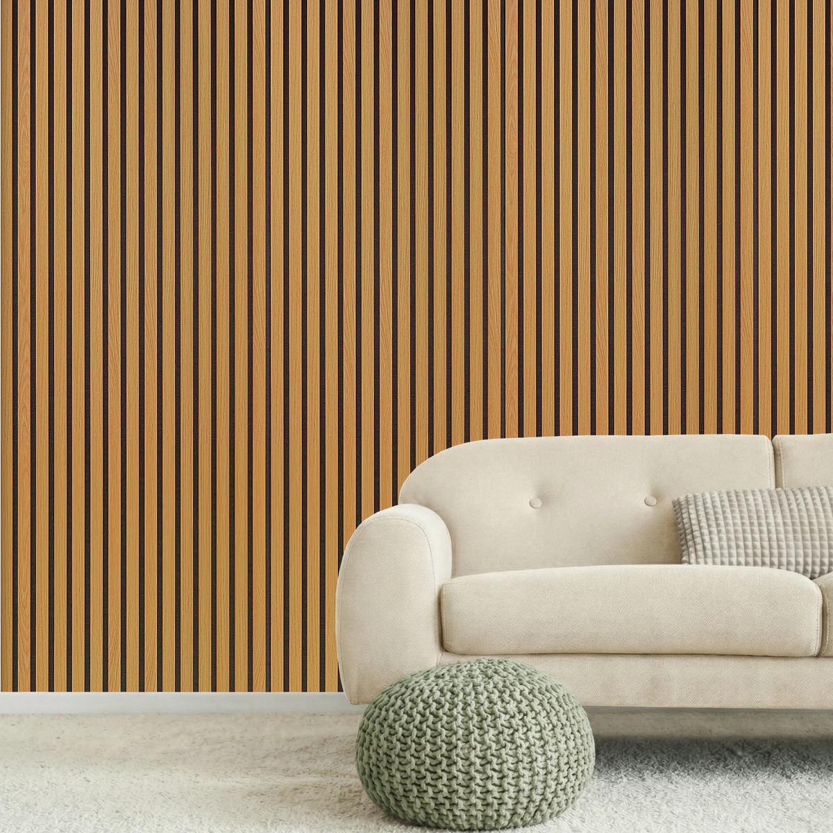 Acoustic Slat Wood Wall Panel - Oak - 2400 – view 8