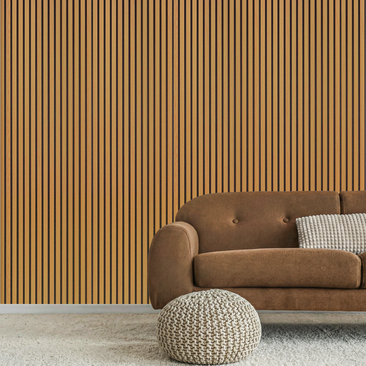 Acoustic Slat Wood Wall Panel - Oak - 2400 - 2 Pack – view 8