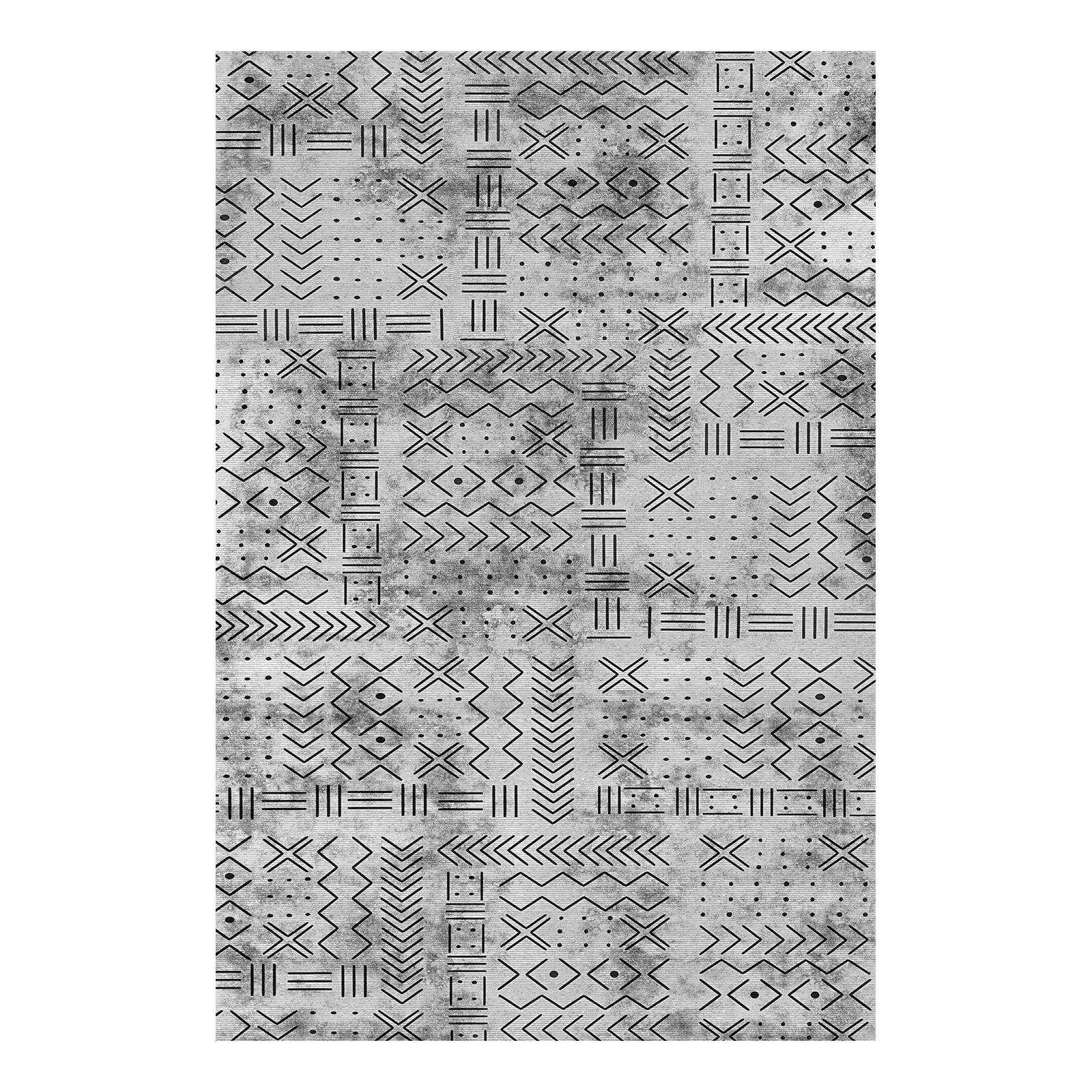 Velano - Geometric Washable Dining Room Area Rug - 120x170cm - Washable Rugs - View 3 | Decoranddecor