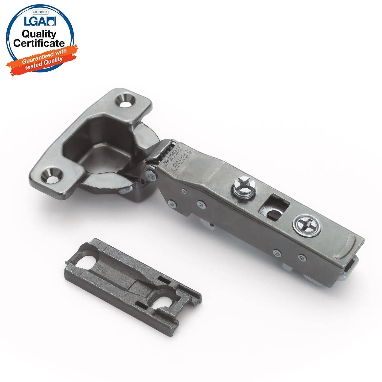 2X Clip Top Soft Close 110° Full Overlay Cabinet Hinge Mounting Plate - Decor And Decor