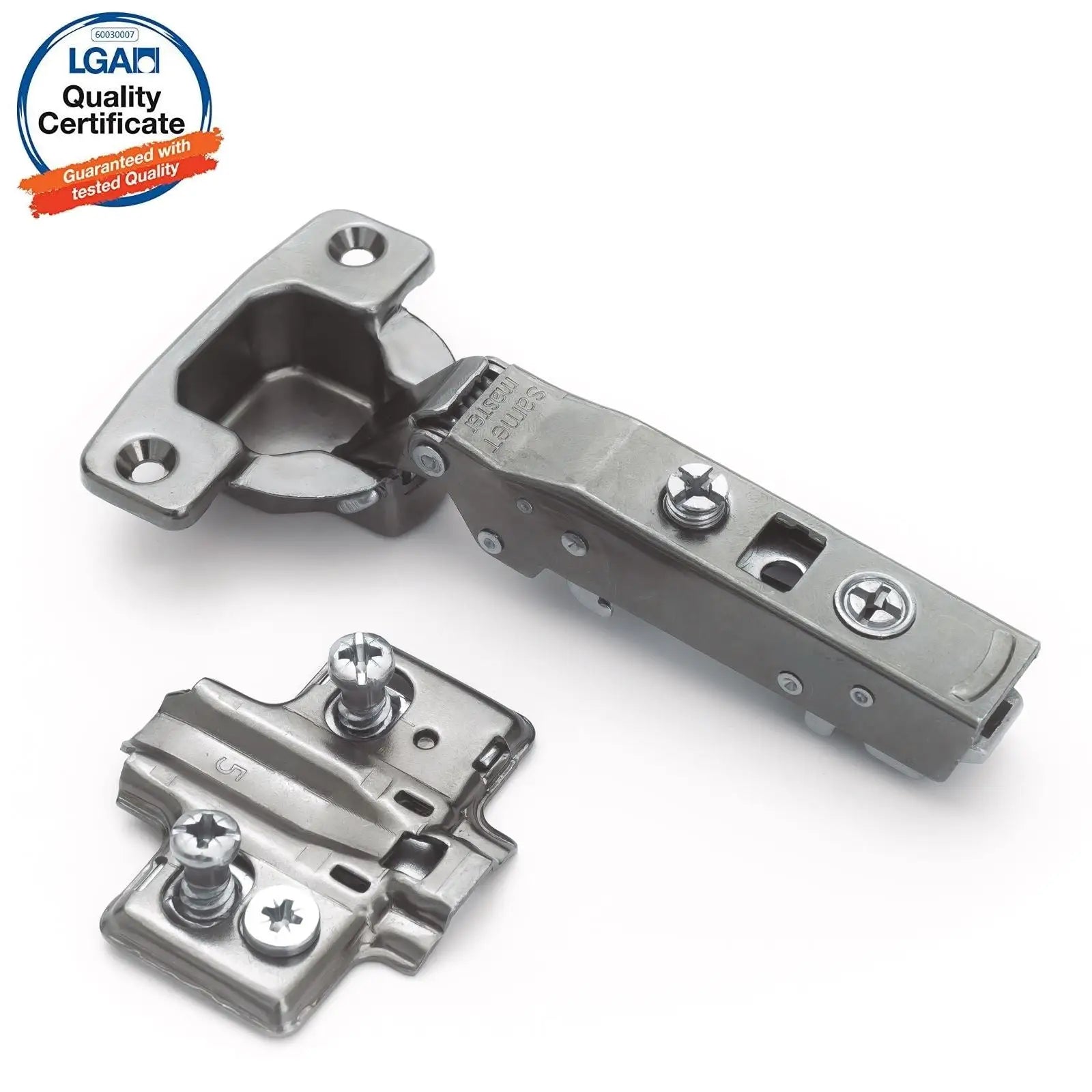 2X Clip Top Soft Close 110° Full Overlay Cabinet Hinge Mounting Plate - Decor And Decor