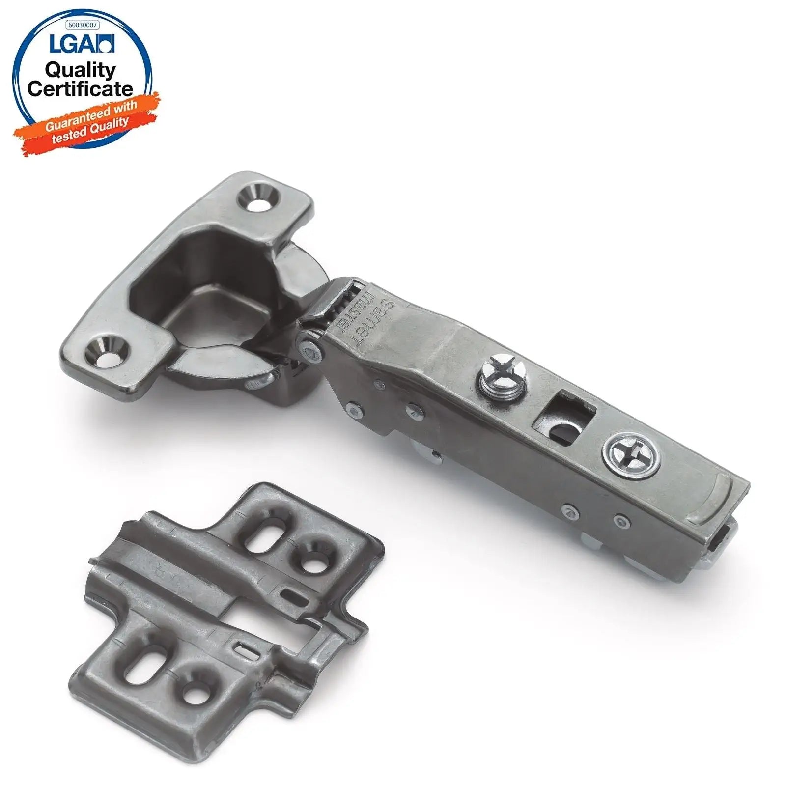 2X Clip Top Soft Close 110° Full Overlay Cabinet Hinge Mounting Plate - Decor And Decor
