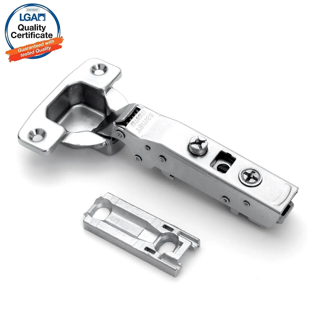 2X Clip Top Soft Close 110° Full Overlay Cabinet Hinge Mounting Plate – view 16