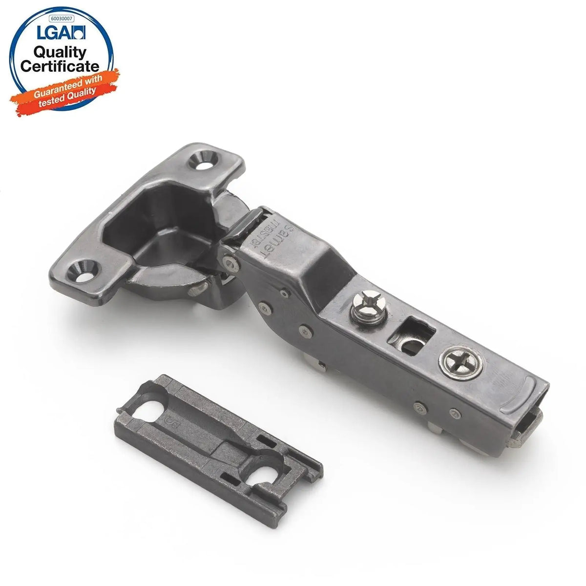 2X Clip Top Soft Close 110° Half Overlay Cabinet Hinge Mounting Plate – view 11