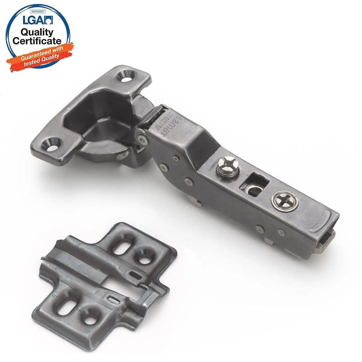 2X Clip Top Soft Close 110° Half Overlay Cabinet Hinge Mounting Plate – view 15