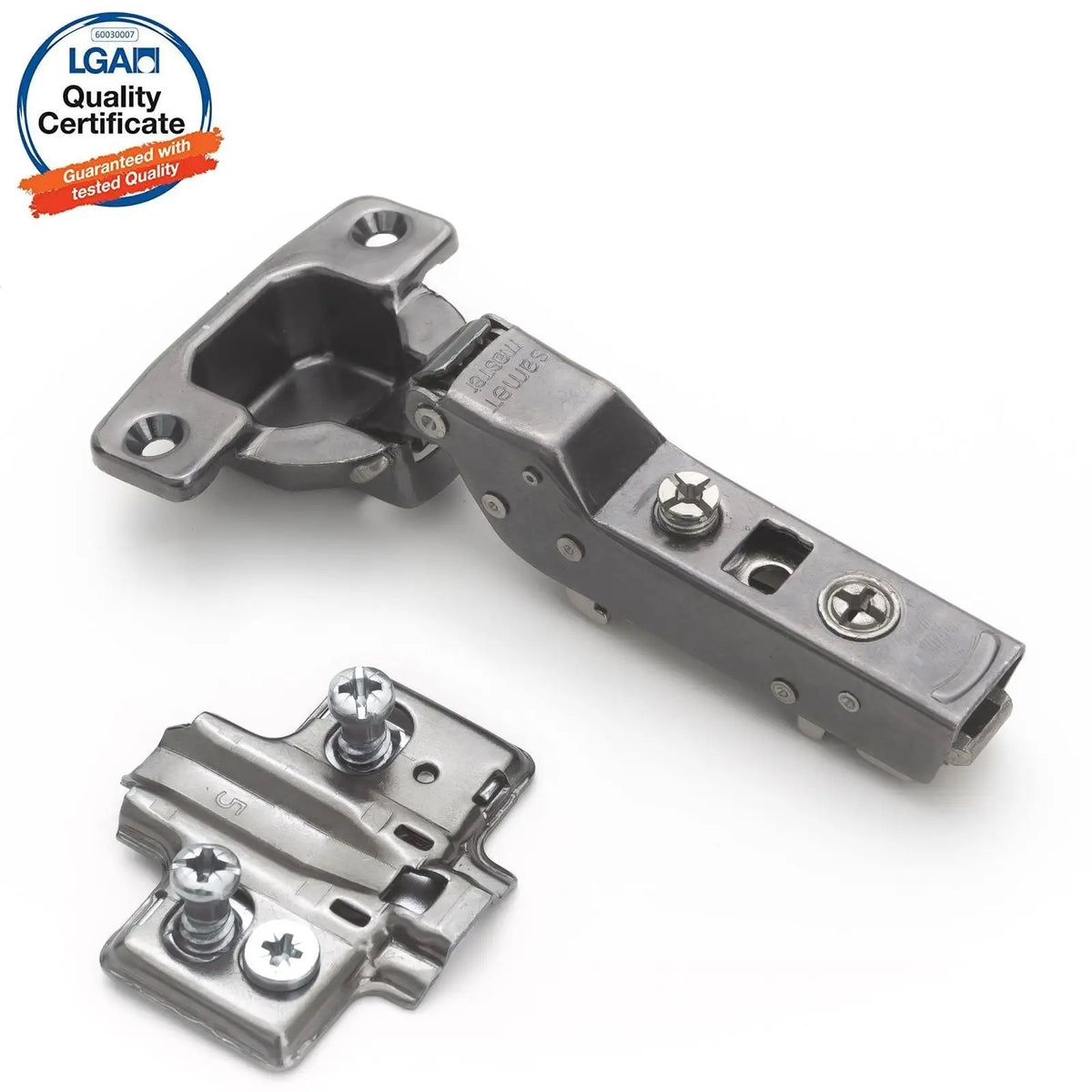 2X Clip Top Soft Close 110° Half Overlay Cabinet Hinge Mounting Plate – view 18