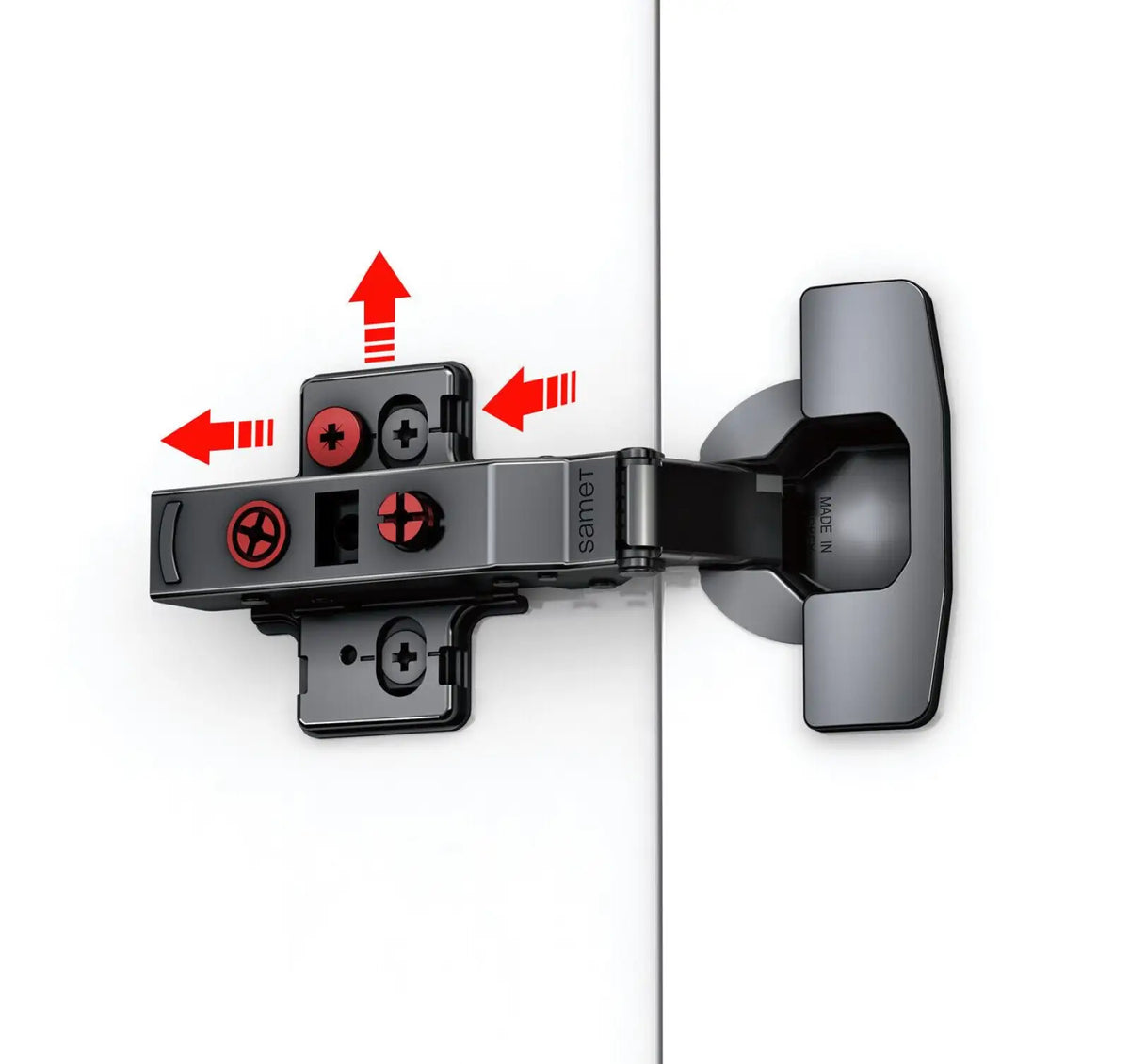 2X Clip Top Soft Close 110° Half Overlay Cabinet Hinge Mounting Plate – view 8