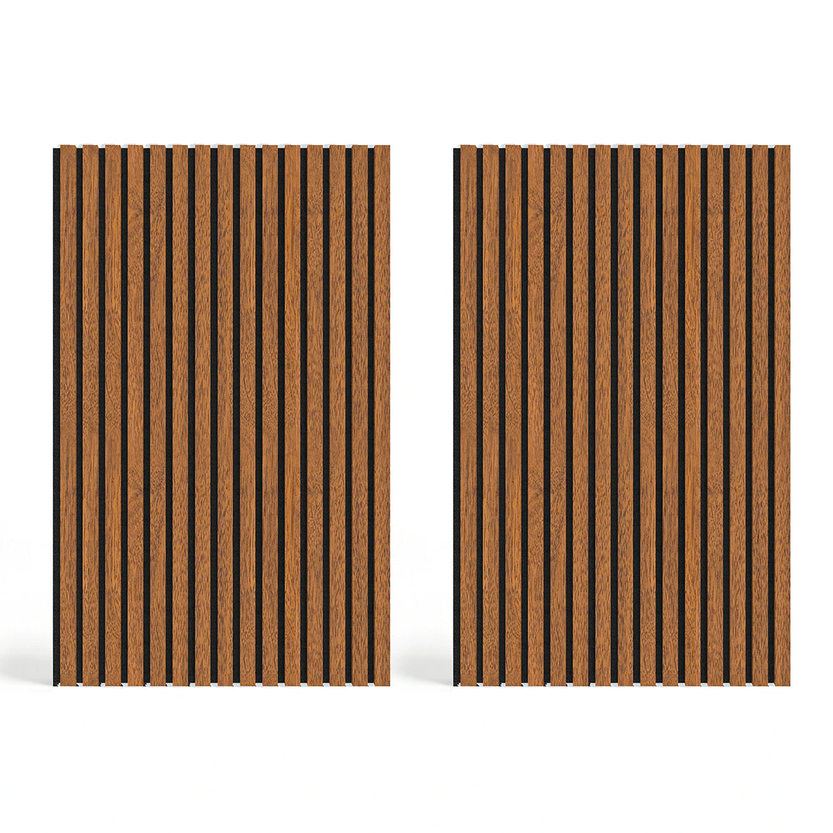 Acoustic Slat Wood Wall Panel - WALNUT - 1200 - 2 Pack