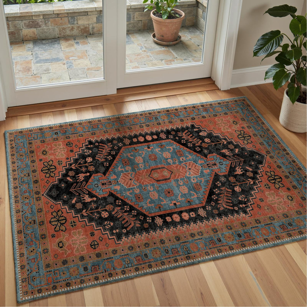 Lunora - Traditional Washable Kitchen Rug - 80x150cm – view 8