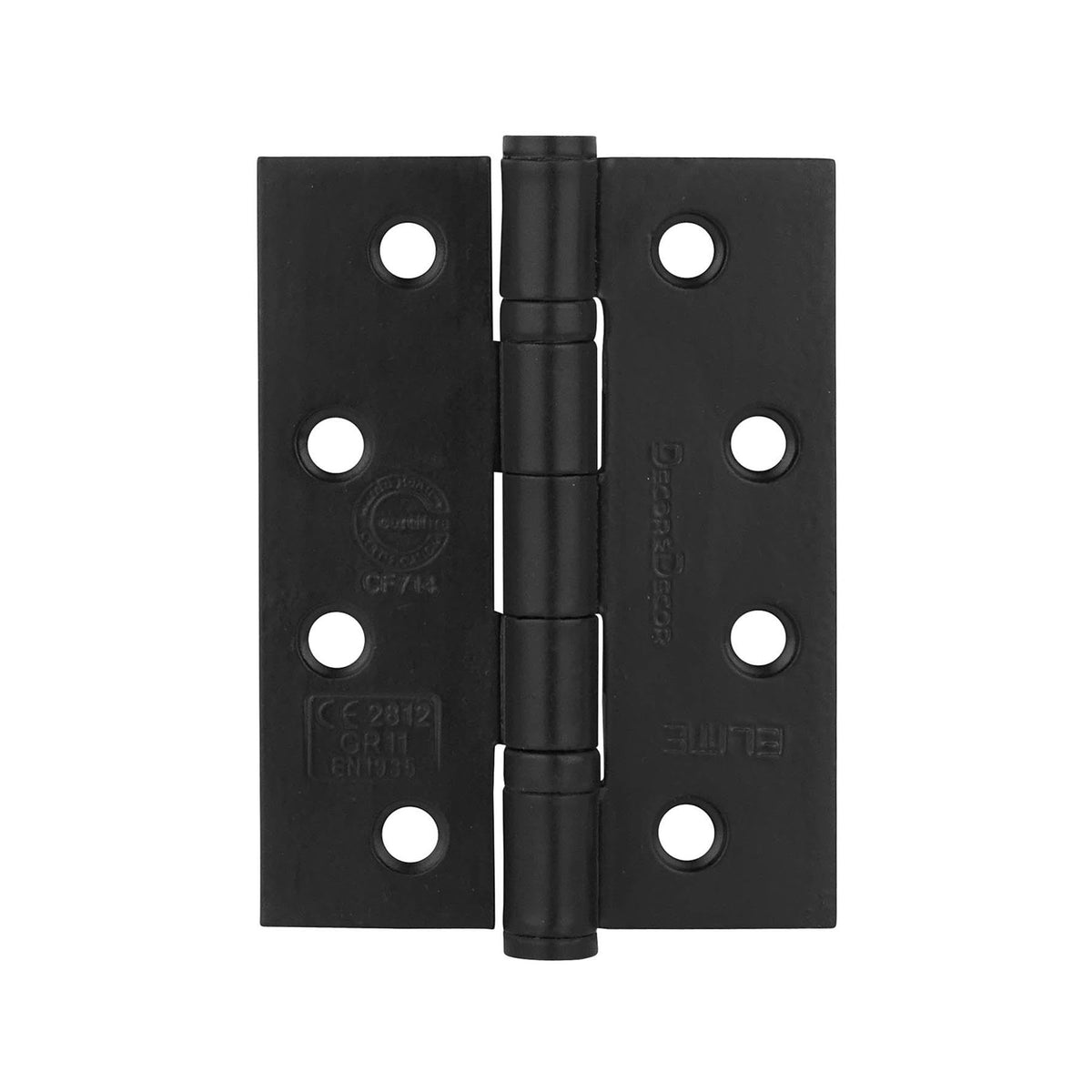 Ball Bearing Fire Rated Door Hinges - 102mm - Matt Black - 2 Pairs – view 5