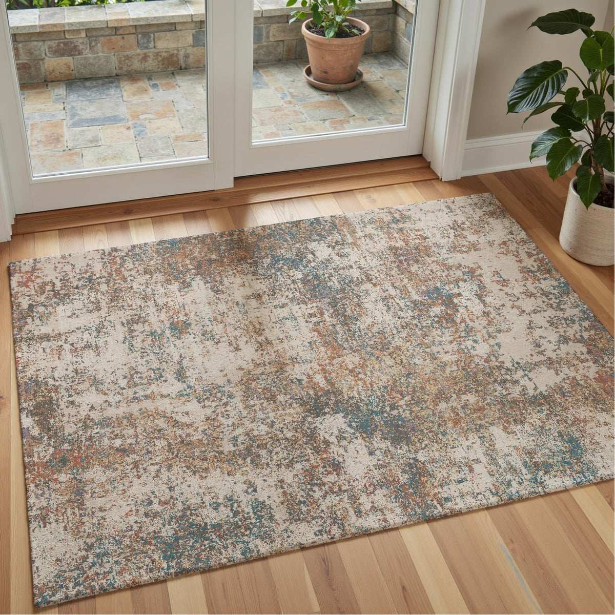 Trivon - Abstract Washable Small Rug - 80x150cm – view 8
