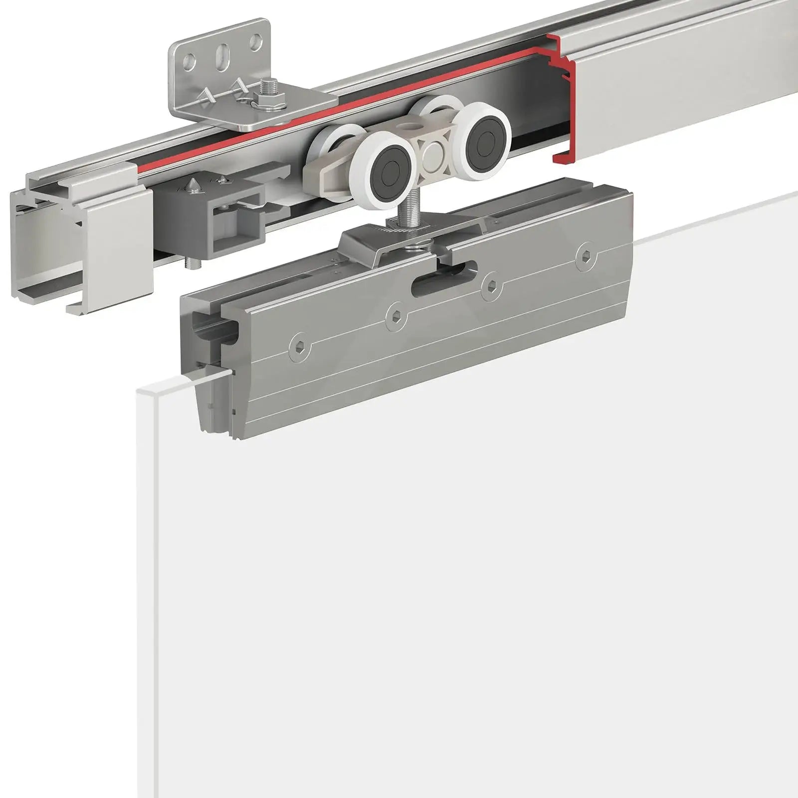 G-Slide Top Hung Glass Internal Sliding Door Kit - 2400mm Track - Decor And Decor