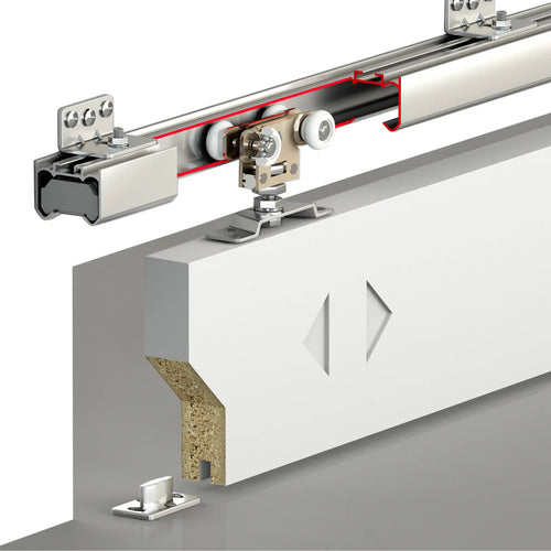 X-Slide Top Hung Sliding Door Kit - 1200mm Track - Decor And Decor