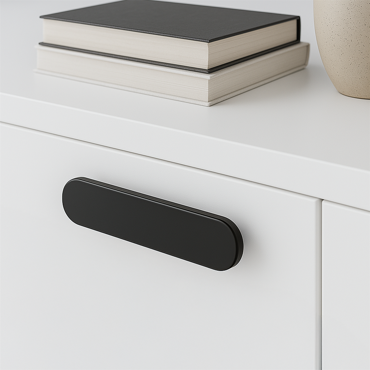 Istra - Kitchen Cabinet Drawer Pull Handle - Matt Black – view 5