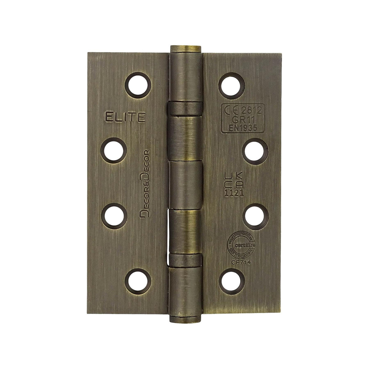 Ball Bearing Fire Rated Door Hinges - 102mm - Antique Brass - 4 Pairs – view 4