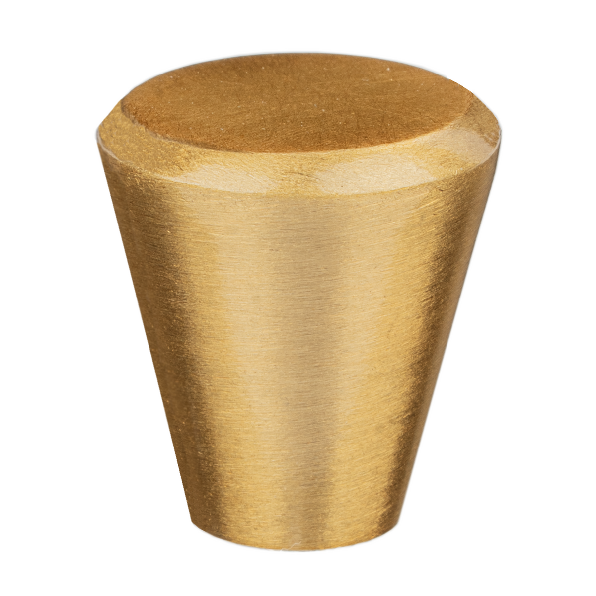 Lunaria - Cone Kitchen Cabinet Knob - Matt Gold – view 2