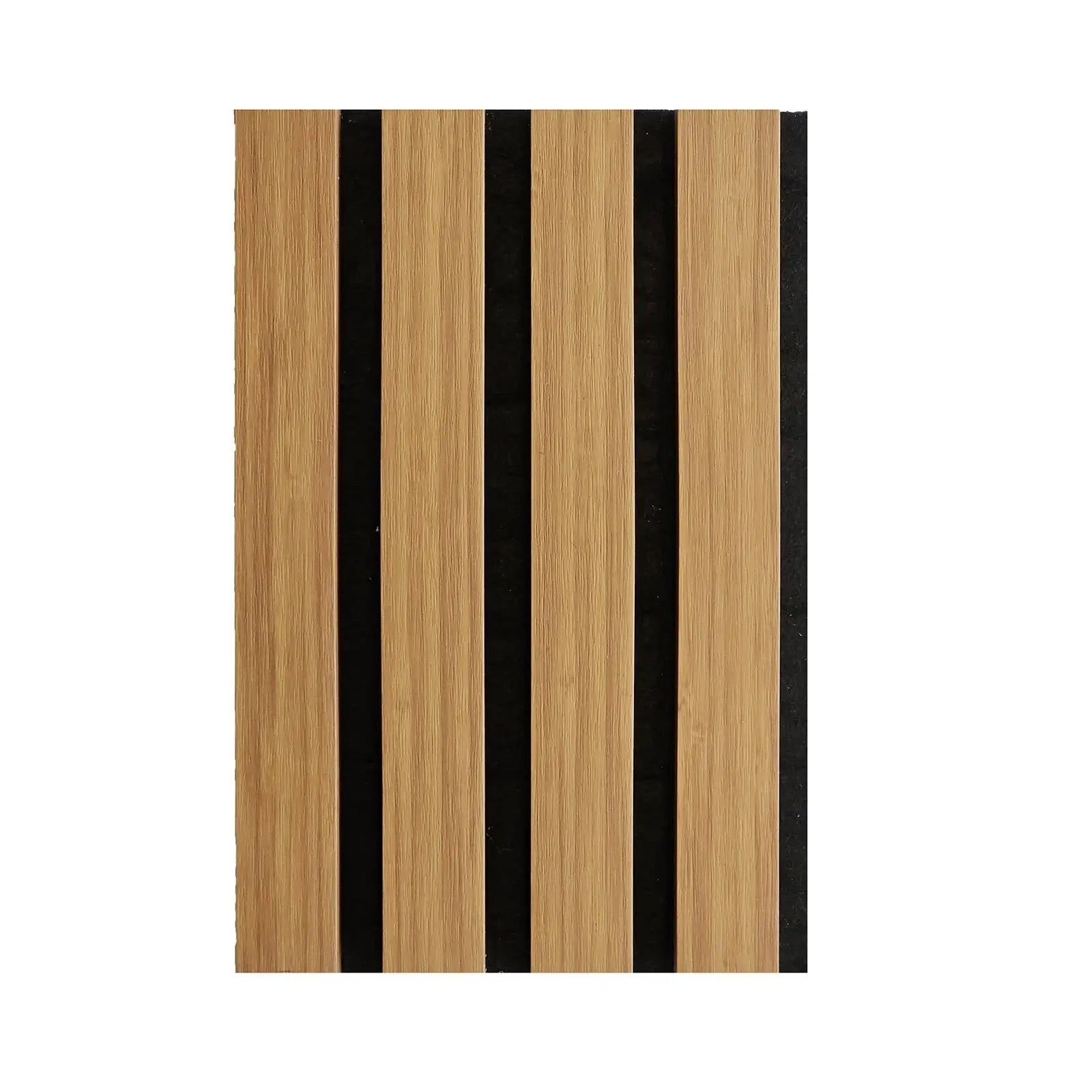 Acoustic Slat Wood Wall Panel - Oak - SAMPLE