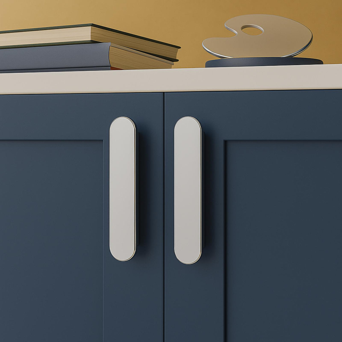 Istra - Kitchen Cabinet Drawer Pull Handle - Satin Nickel – view 3