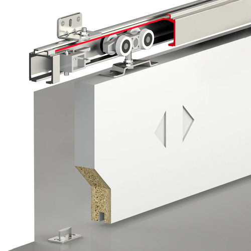 T-Slide Top Hung Sliding Door Kit - 1200mm Track - Decor And Decor