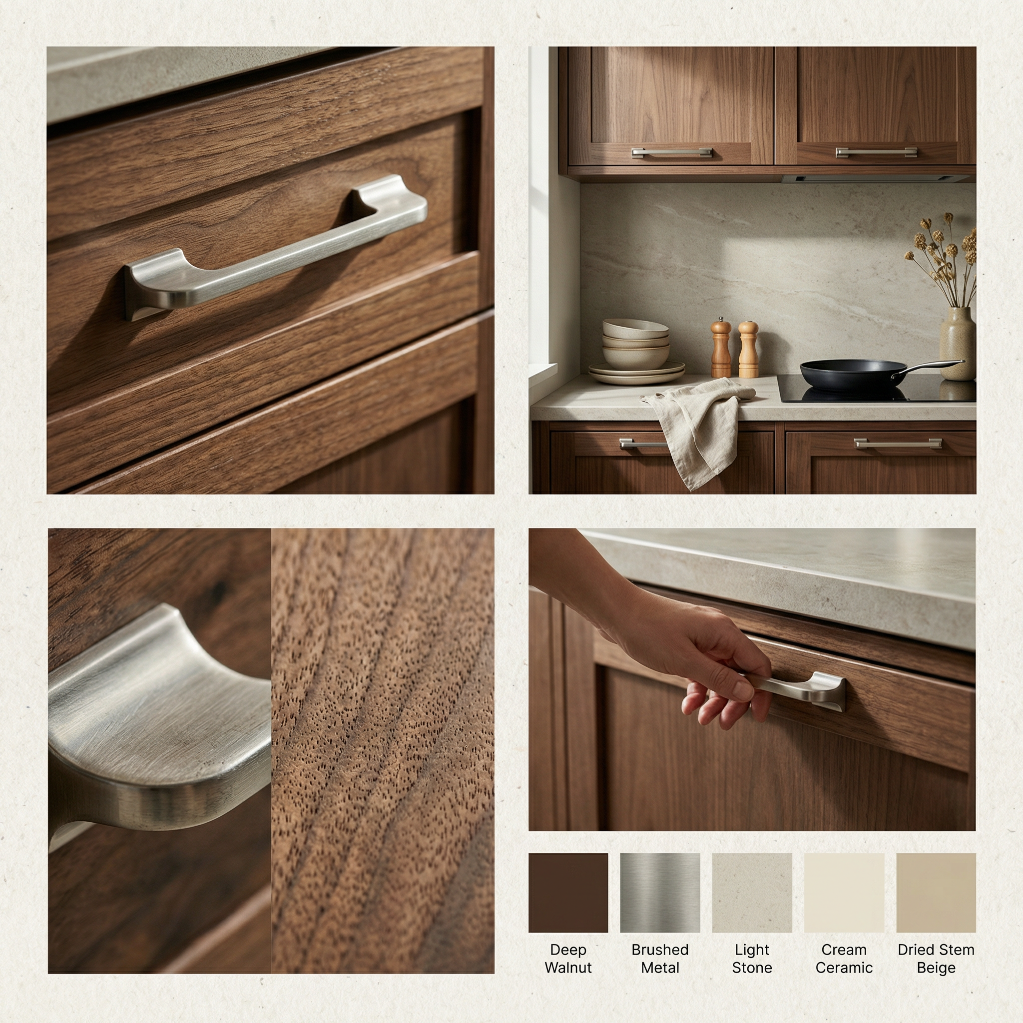 Designer Slimline Black White Kitchen Cabinet Pull Cupboard Drawer Door Handles - Hardware - View 3 | Decoranddecor