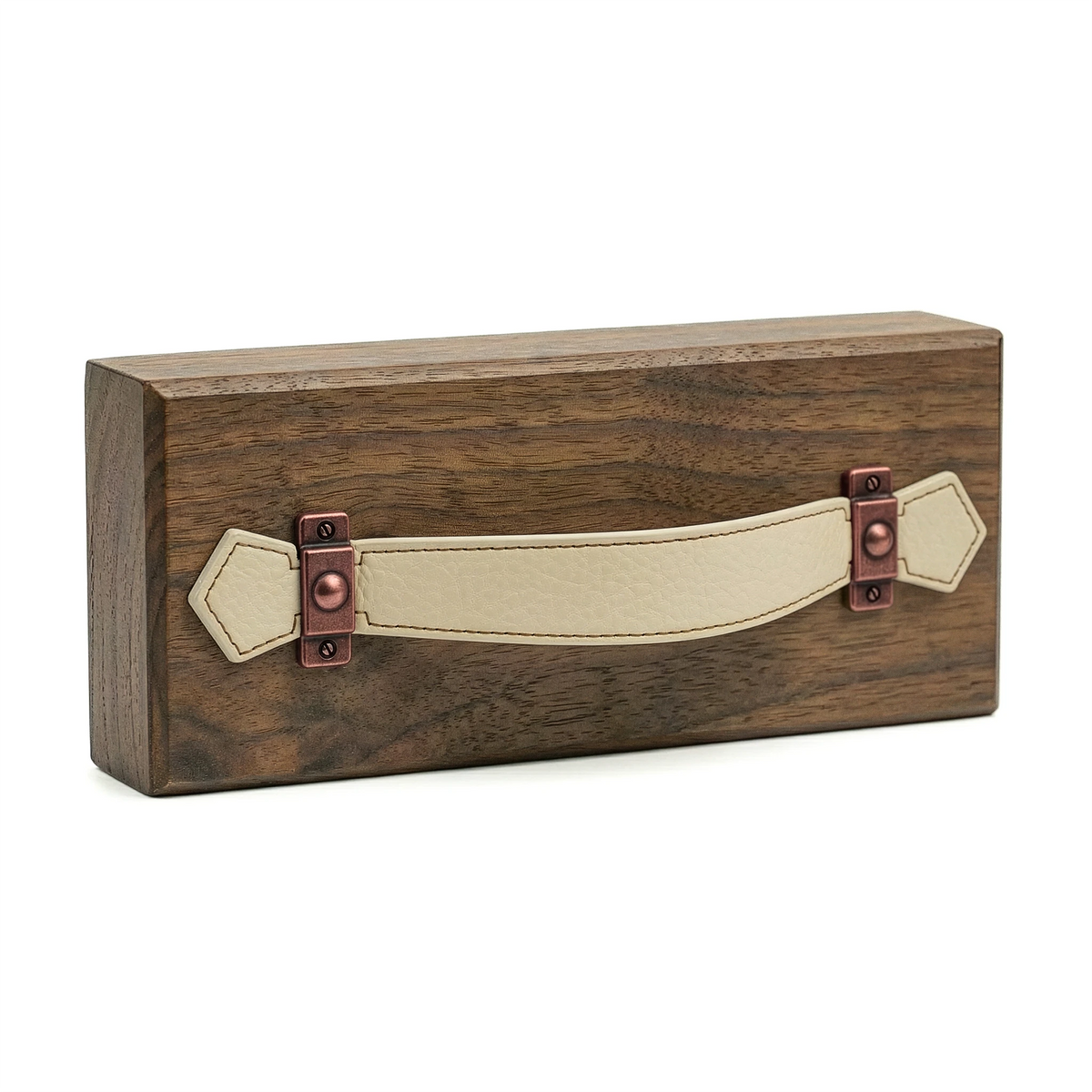 Leather Cabinet Pulls and Strap Handles To Match – view 7