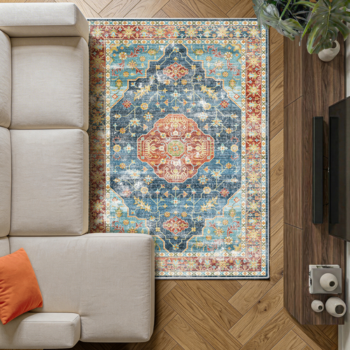 Avenza - Traditional Washable Medium Area Rug - 120x170cm