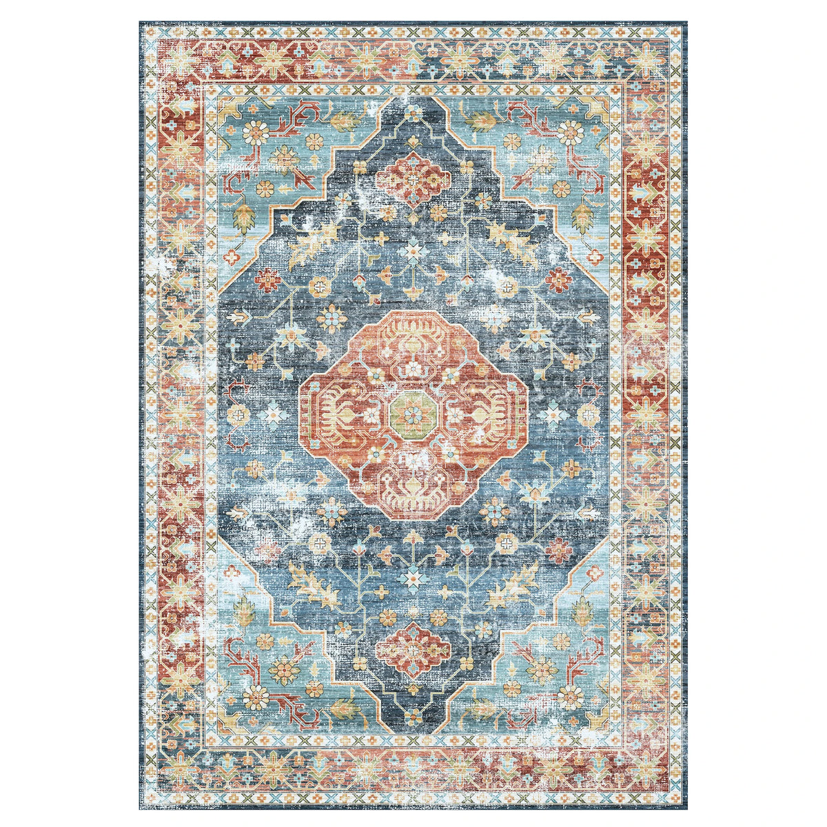 Avenza - Traditional Washable Small Runner Rug - 80x150cm – view 2