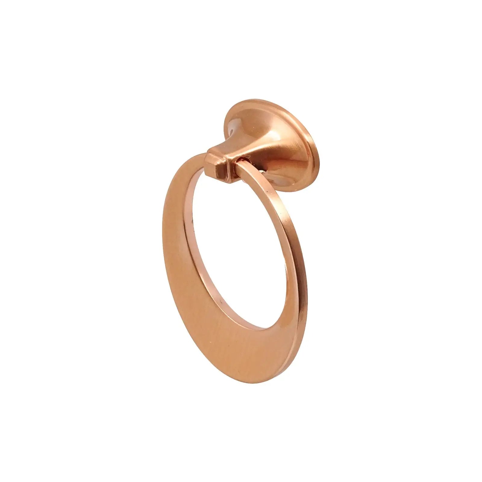 Sedona - Round Drop Ring Pull Handle - Satin Copper - Decor And Decor