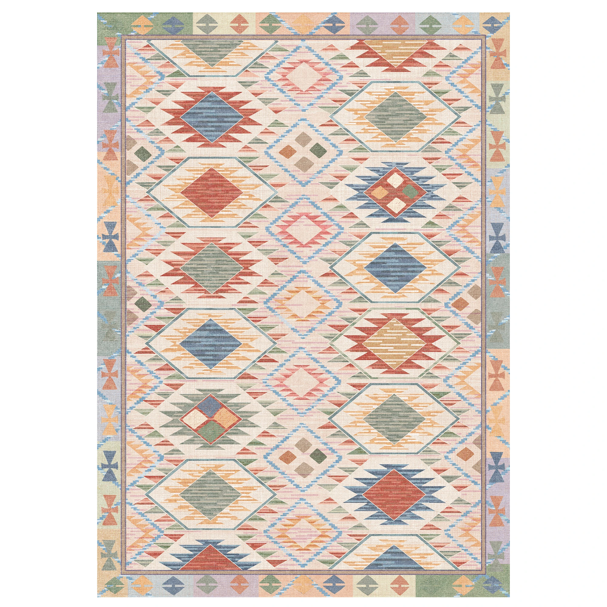 Elaris - Moroccan Washable Living Room Area Rug - 120x170cm