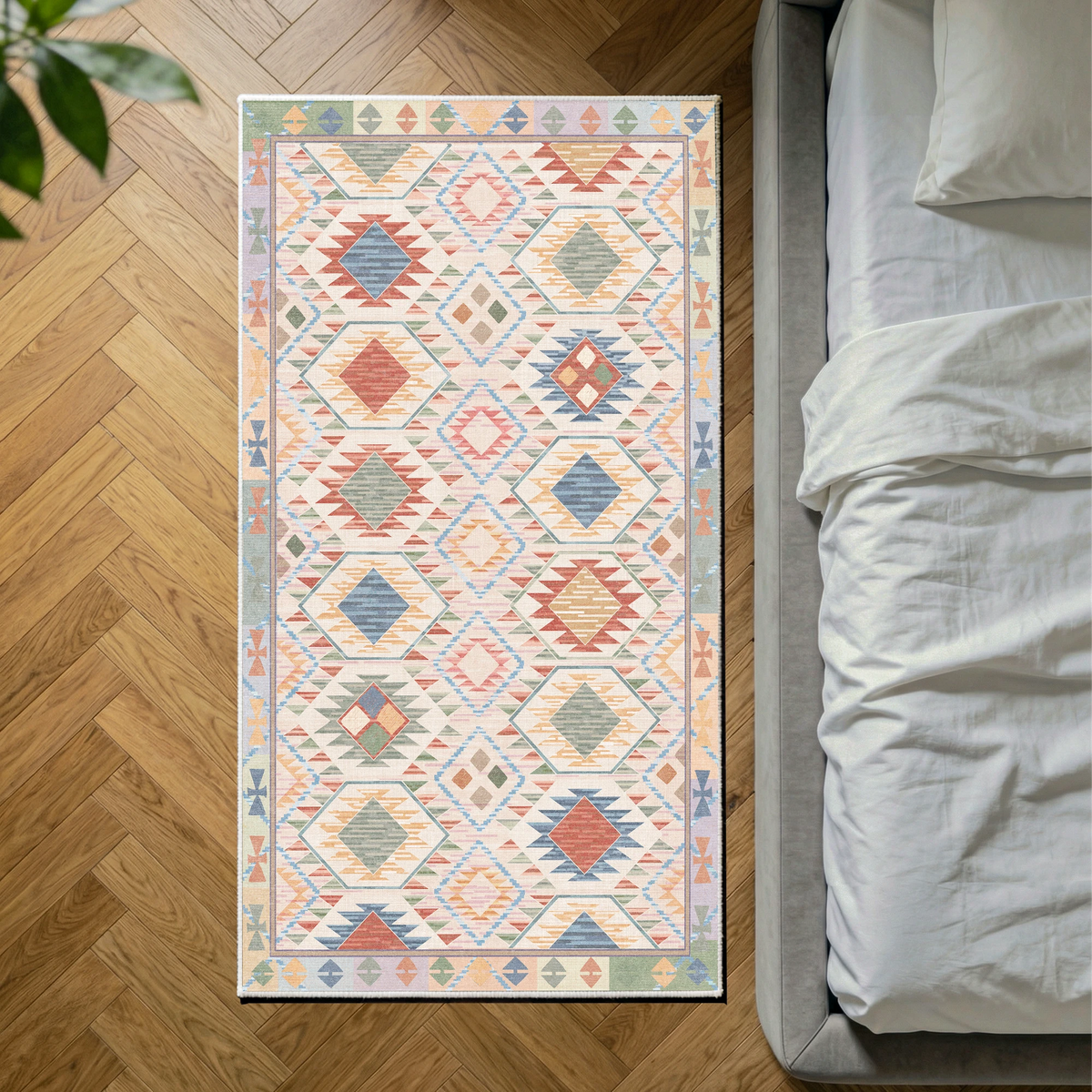Elaris - Moroccan Washable Small Rug 80x150cm