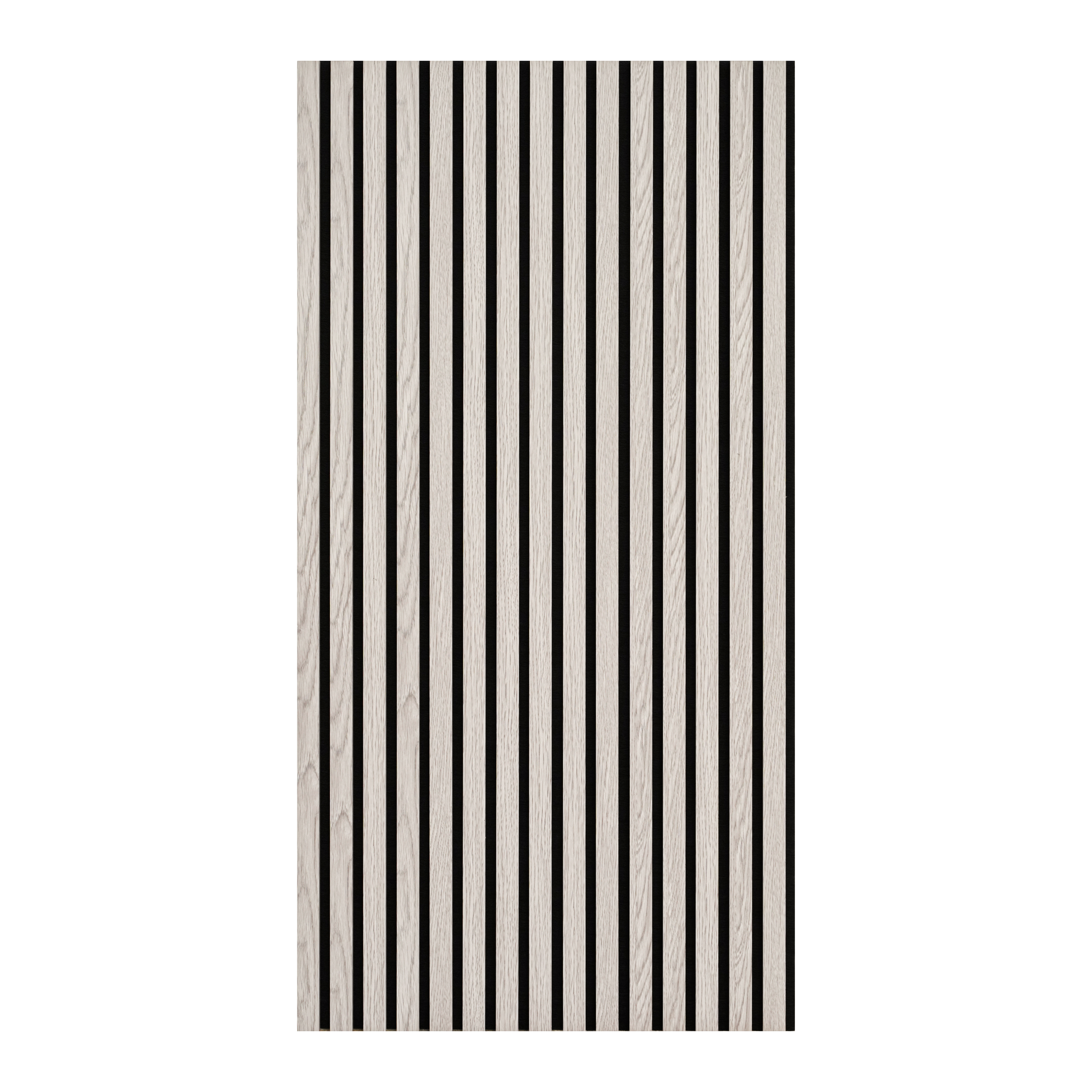Acoustic Slat Wood Wall Panel - Grey Oak - 1200 - Acoustic Panels | Decoranddecor