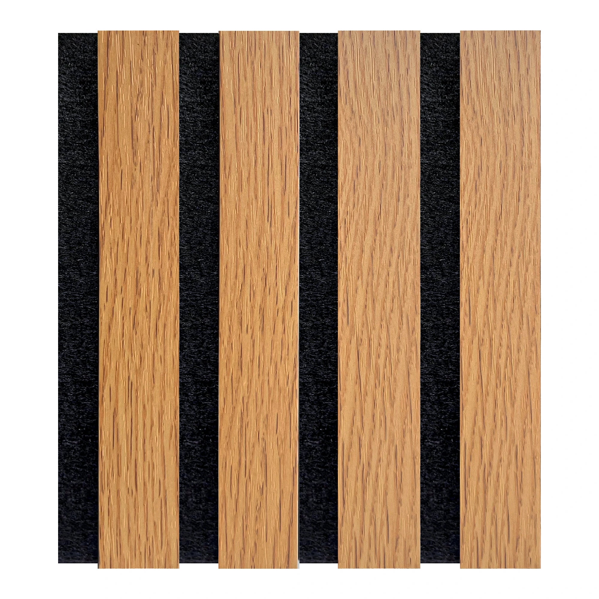 Acoustic Slat Wood Wall Panel - Oak - SAMPLE