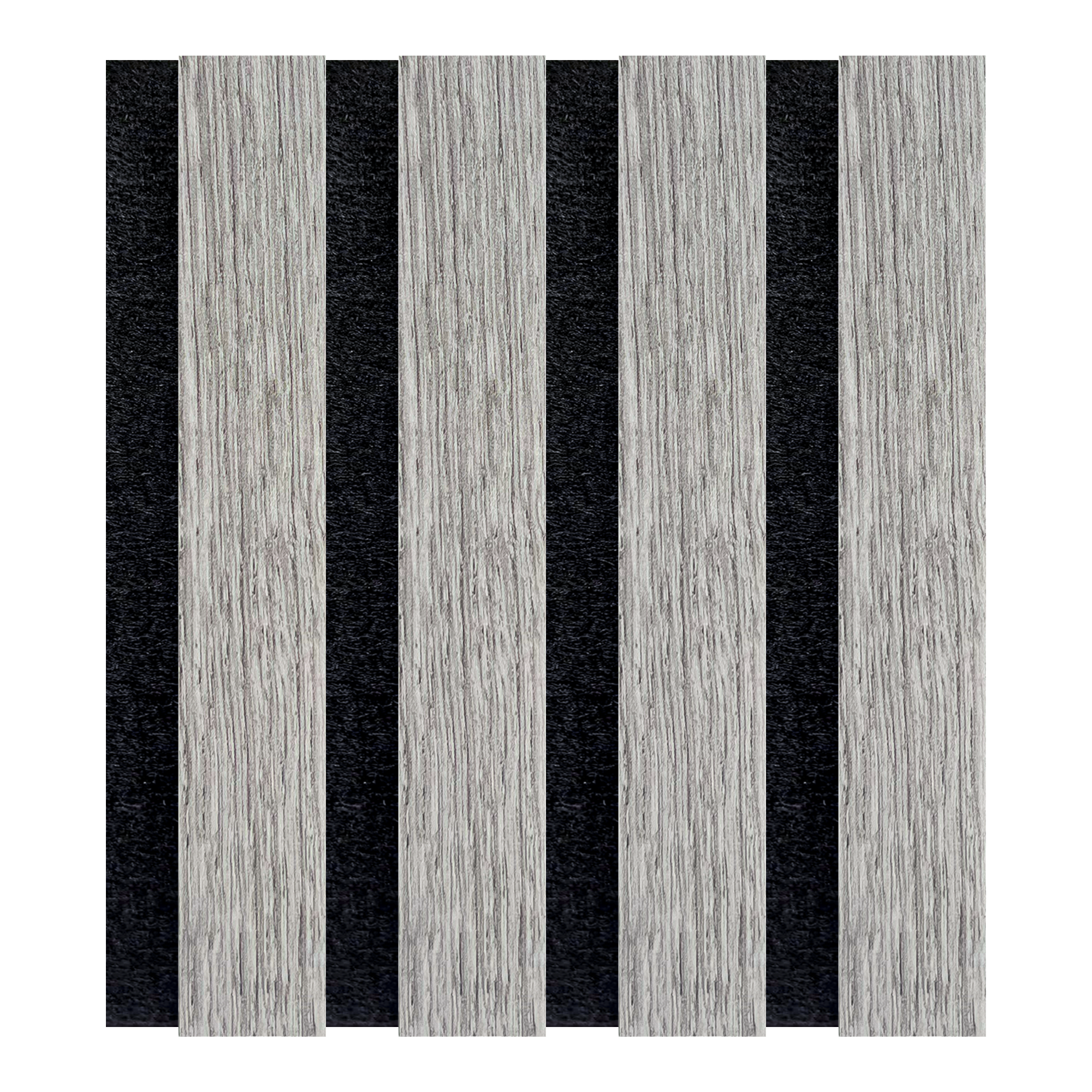 Acoustic Slat Wood Wall Panel - Grey Oak - SAMPLE - Panel Sample | Decoranddecor