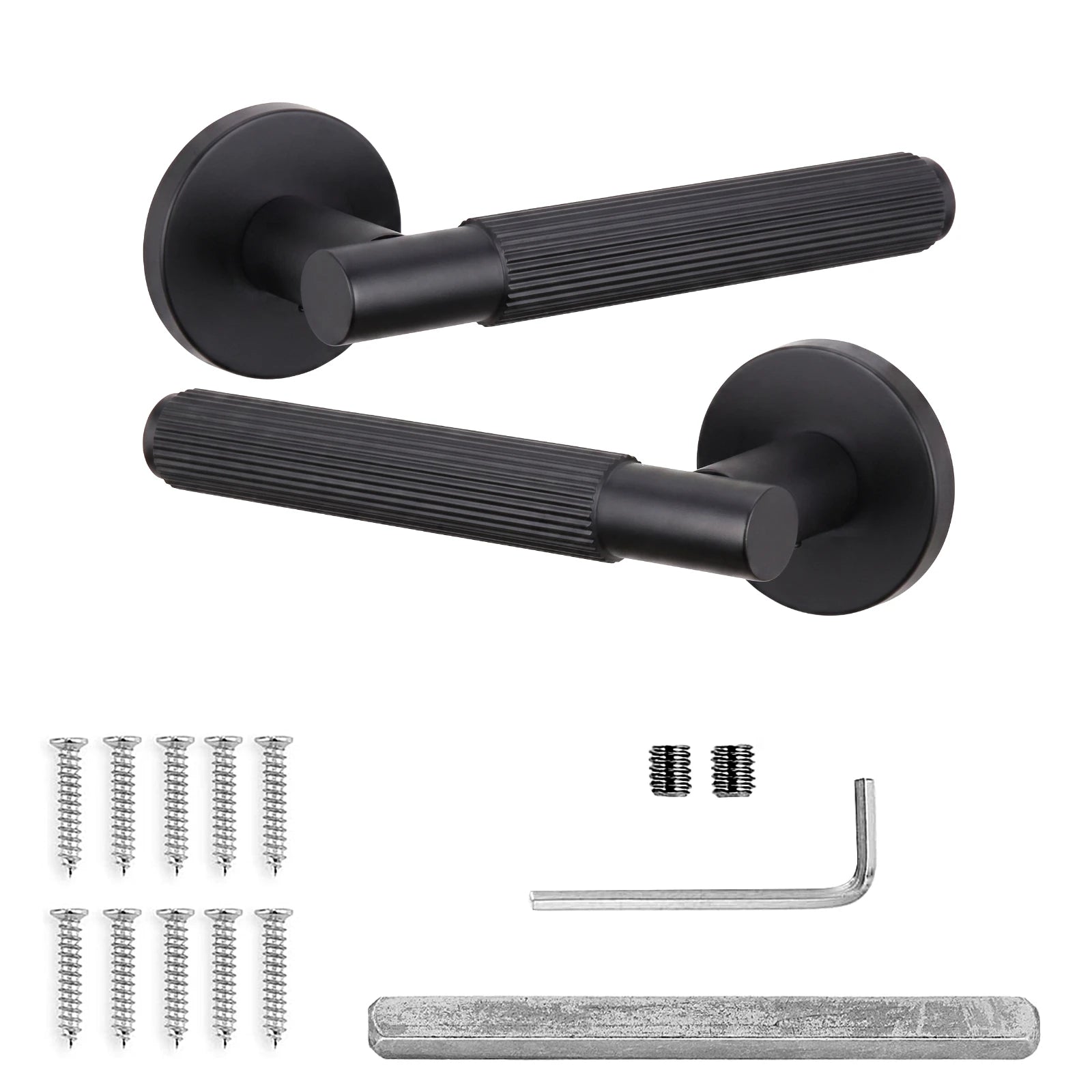 Hera Internal Door Handles - Matt Black
